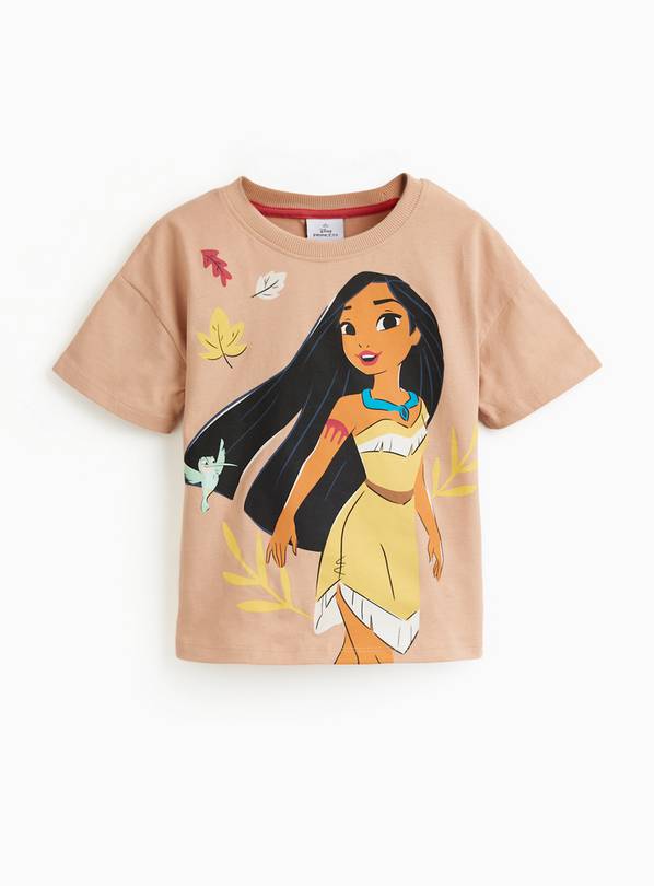 Light Brown Disney Pocahontas Graphic T-Shirt 1-2 years